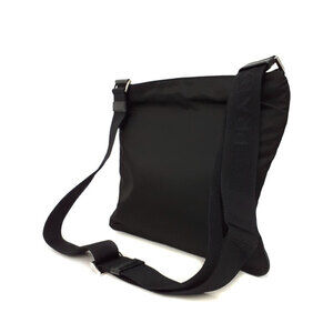 Prada saffiano Crossbody Nero Black Leather Tessuto bag messenger